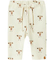 Lil' Atelier Trousers - Rib - NbmLavo - Turtledove/Strong Mon