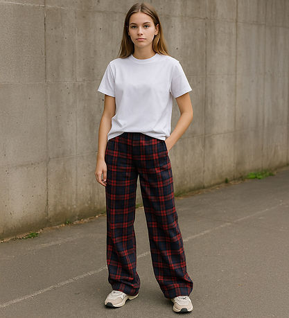 Hound Broek - HdLuca - Rood/Zwart geblokt