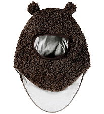 Molo Balaclava - Teddy - Kay - 2-layer - Dark Cocoa