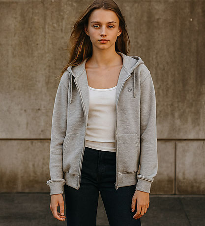 Hound Cardigan - HdElliot - Light Grey Melange
