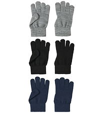 Name It Gloves - NkmMagic - Knitted - 6-Pack - Black/Grey SPELLB