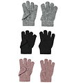 Name It Gloves - NmfMagic - Knitted - 6-Pack - Black/Grey/Woodro