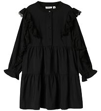 Name It Dress - Viscose/Nylon - NkfNoparia - Black