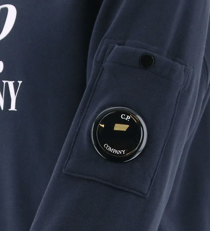 C.P. Company Collegepaita - Total Eclipse Blue M. Valkoinen
