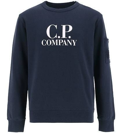 C.P. Company Collegepaita - Total Eclipse Blue M. Valkoinen
