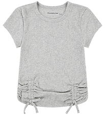 Abercrombie & Fitch T-shirt - Rib - Light Grey Melange