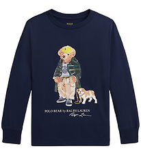 Polo Ralph Lauren Blouse - Navy w. Soft Toy