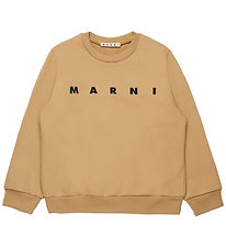 Marni Sweatshirt - Cardboard Beige w. Logo