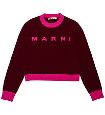 Marni Blouse - Cropped - Wool - Berry Jam