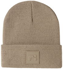 Name It Beanie - Knitted - NmnMalik - Silver Mink