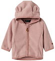Name It Fleece Jacket - NbnMeeko - Woodrose w. Ears