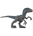 Jurassic World Dinosaur - Wiedergeburt - 15 cm - Velociraptor Bl