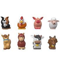 Fisher Price Toy Figurine - 8 pcs - Little People Farm Animal Fr