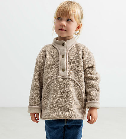 MarMar Fleece Jas - Joy - Oyster Grey
