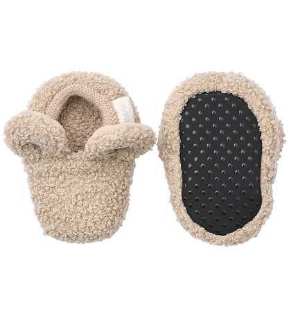 MarMar Kruipschoenen - Fleece - Abal - Oyster Grey
