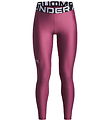 Under Armour Leggings - HeatGear - Fuchsia Skymning