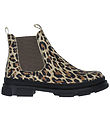 Angulus Winterstiefel - Beige Leo/Brown Elastisch