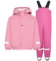 Didriksons Rainwear w. Suspenders - PU - Slaskeman - Light Heath
