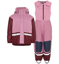 Didrikson Rainwear w. Fleece - Boardman - PU - Heather Pink