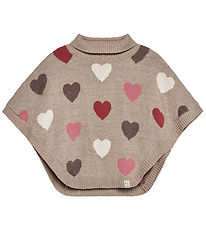 Hust and Claire Poncho - Knitted - HCPinja - Biscuit