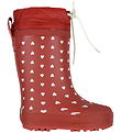 Angulus Thermo Boots w. Woll Lining - Red Hearts