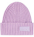 Molo Beanie - Viscose/Nylon - Rib - Karli - Purple Ray
