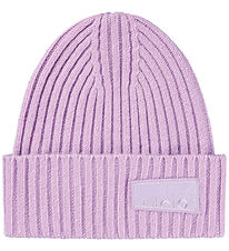 Molo Beanie - Viscose/Nylon - Rib - Karli - Purple Ray