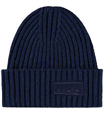 Molo Beanie - Viscose/Nylon - Rib - Karli - Night Navy
