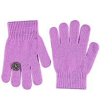 Molo Gloves - Acrylic/Wool - Crystal - Purple Ray