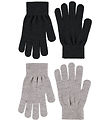 Molo Gloves - Acrylic/Wool - Kiddy - 2-Pack - Grey Melange