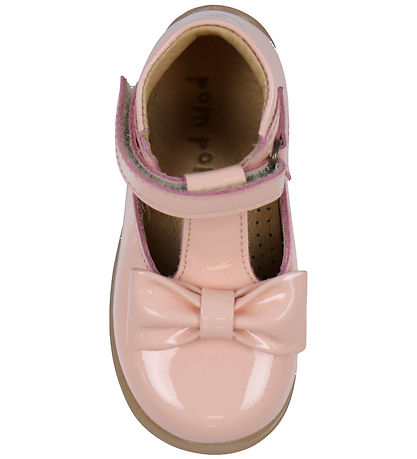 Pom Pom Shoes - Dusty Rose Patent