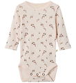 Lil' Atelier Bodysuit l/s - Wool - Noos - NbfNoel - Morganite/Be