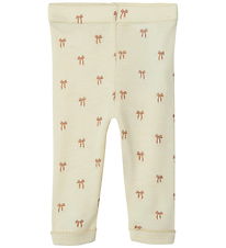 Lil' Atelier Leggings - Wool/Modal - Noos - NbfNalu - Turtledove