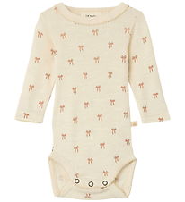 Lil' Atelier Bodysuit l/s - Wool/Modal - Noos - NbfNalu - Turtle