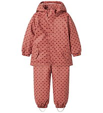 Lil' Atelier Rainwear w. Suspenders/Padding - PU - NmfLadry10 - 