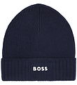 BOSS Beanie - Knitted - Navy