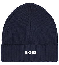BOSS Beanie - Knitted - Navy