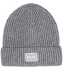 BOSS Beanie - Knitted - Grey Melange