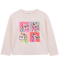 Billieblush Tröja - Rosa Mod m. Tryck