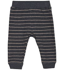 En Fant Sweatpants - Ebony w. Stripes