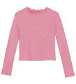 Creamie Tröja - Rib - Modal/Bomull - Wild Rose