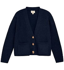 Creamie Cardigan - Strick - Black Iris