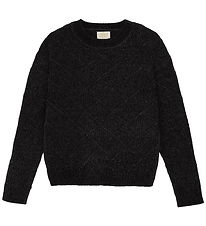 Creamie Bluse - Strik - Sort