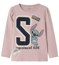 Name It Blússa - Stitch - NmfArna - Glansandi Lilac