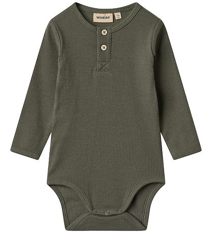 Wheat Bodysuit l/s - Rib - Benny - Winter Forest