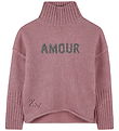 Zadig & Voltaire Blouse - Wol/Polyester - Wild Rose m. Glitter