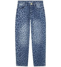 Zadig & Voltaire Jeans - Denim Blue m. Leopardtryck