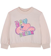 Billieblush Sweatshirt - Rosa Mod m. Paljetter
