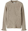 Name It Blouse - Rib - NkfVianna - Slim - Iceland Fossil