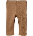 Lil' Atelier Leggings - Wool - Rib - NbnNoel - Tigers Eye